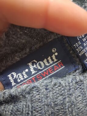 Par Four Sportswear Knit Sweater - Heather Gray